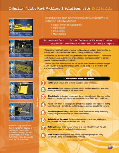 Injection Moulding Problems and Solutions